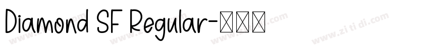 Diamond SF Regular字体转换